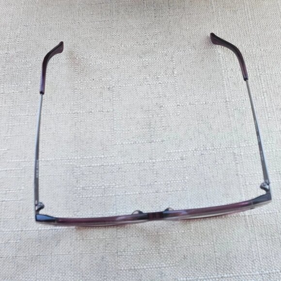 SEE Women Glasses Frame Gunmetal/Purple Tone Eye Wear 5364 Eyeglasses Frame only - Picture 12 of 12